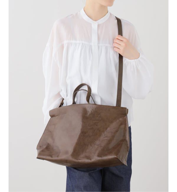 FRAMeWORK「Bea mombaers TUMBLED LEATHER バッグ」|ショルダー・メッセンジャー|