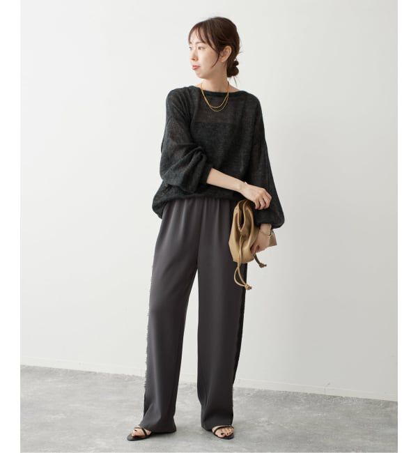 Spick and Span「ジョーゼットレースイージーパンツ」|その他|