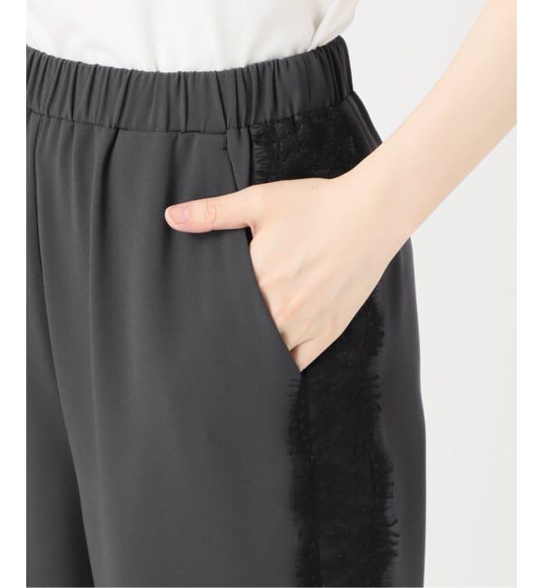 Spick and Span「ジョーゼットレースイージーパンツ」|その他|