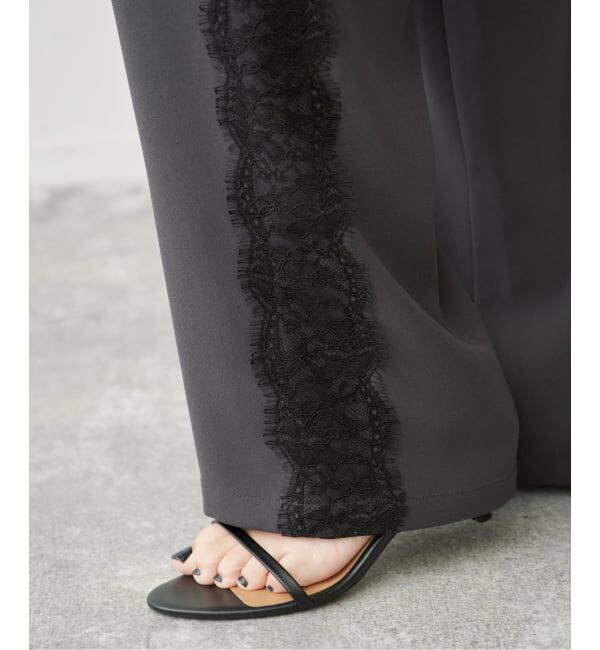 Spick and Span「ジョーゼットレースイージーパンツ」|その他|