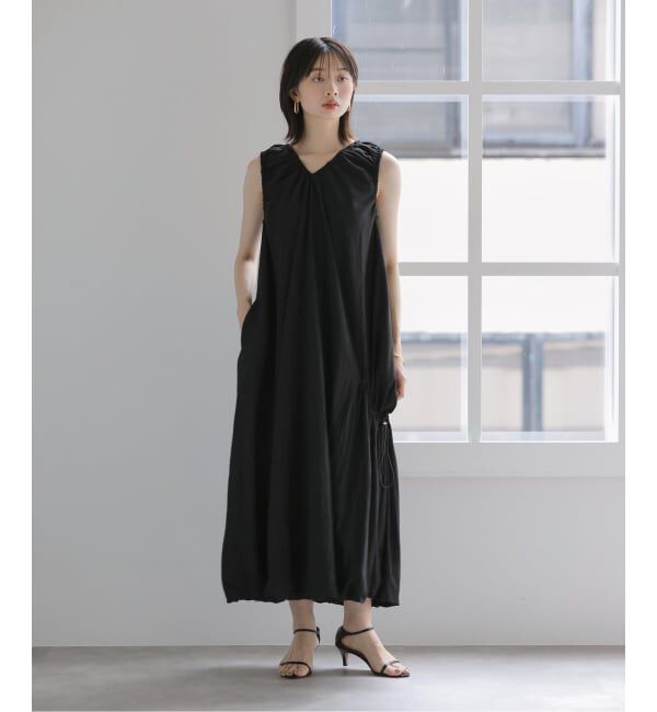  「【洗える】ナイロンワッシャー2WAYワンピース」|ワンピース|