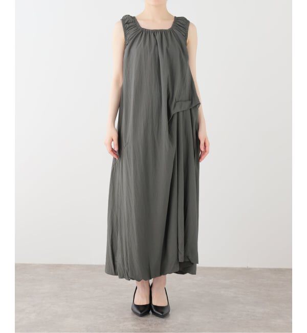  「【洗える】ナイロンワッシャー2WAYワンピース」|ワンピース|