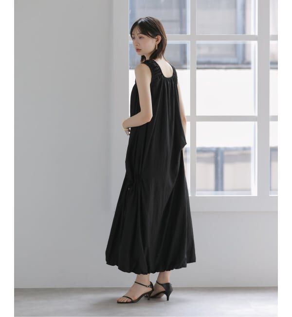  「【洗える】ナイロンワッシャー2WAYワンピース」|ワンピース|