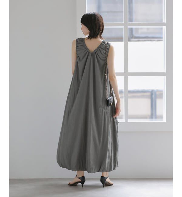  「【洗える】ナイロンワッシャー2WAYワンピース」|ワンピース|