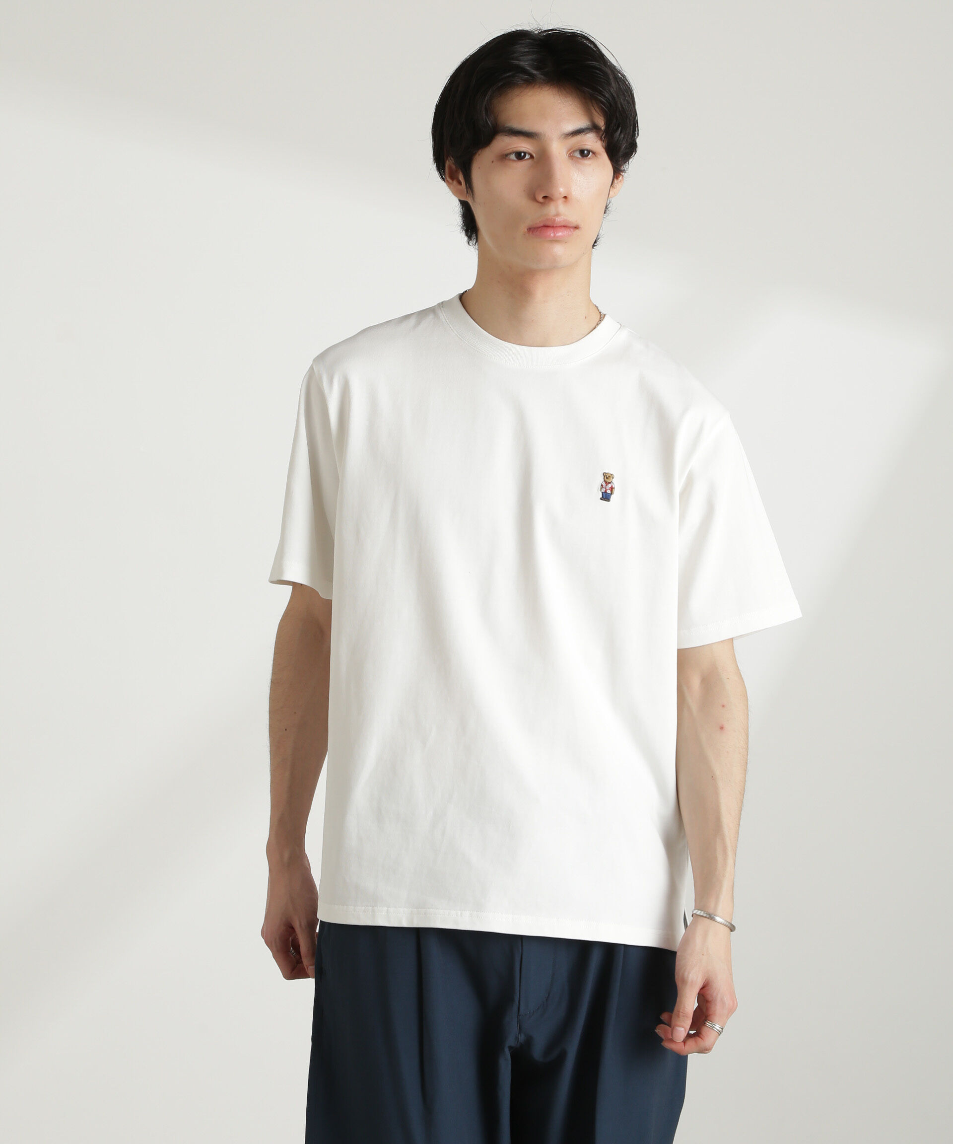 NANO universe「ナノベアTシャツ 半袖」|Tシャツ・カットソー|パターン32