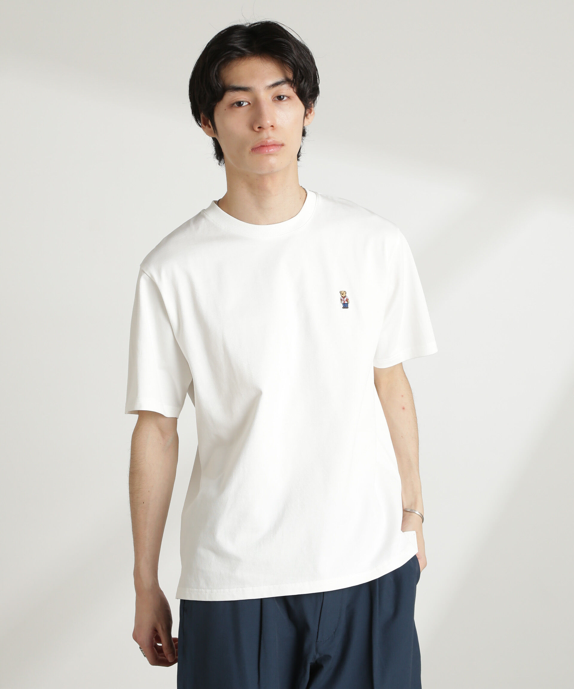 NANO universe「ナノベアTシャツ 半袖」|Tシャツ・カットソー|