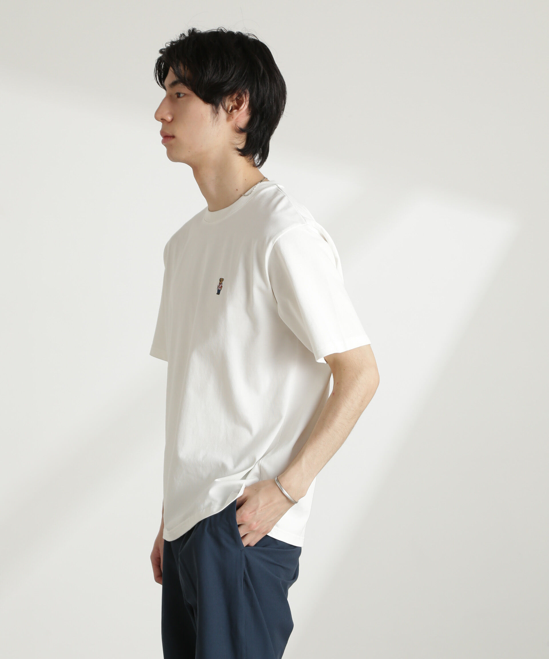 NANO universe「ナノベアTシャツ 半袖」|Tシャツ・カットソー|