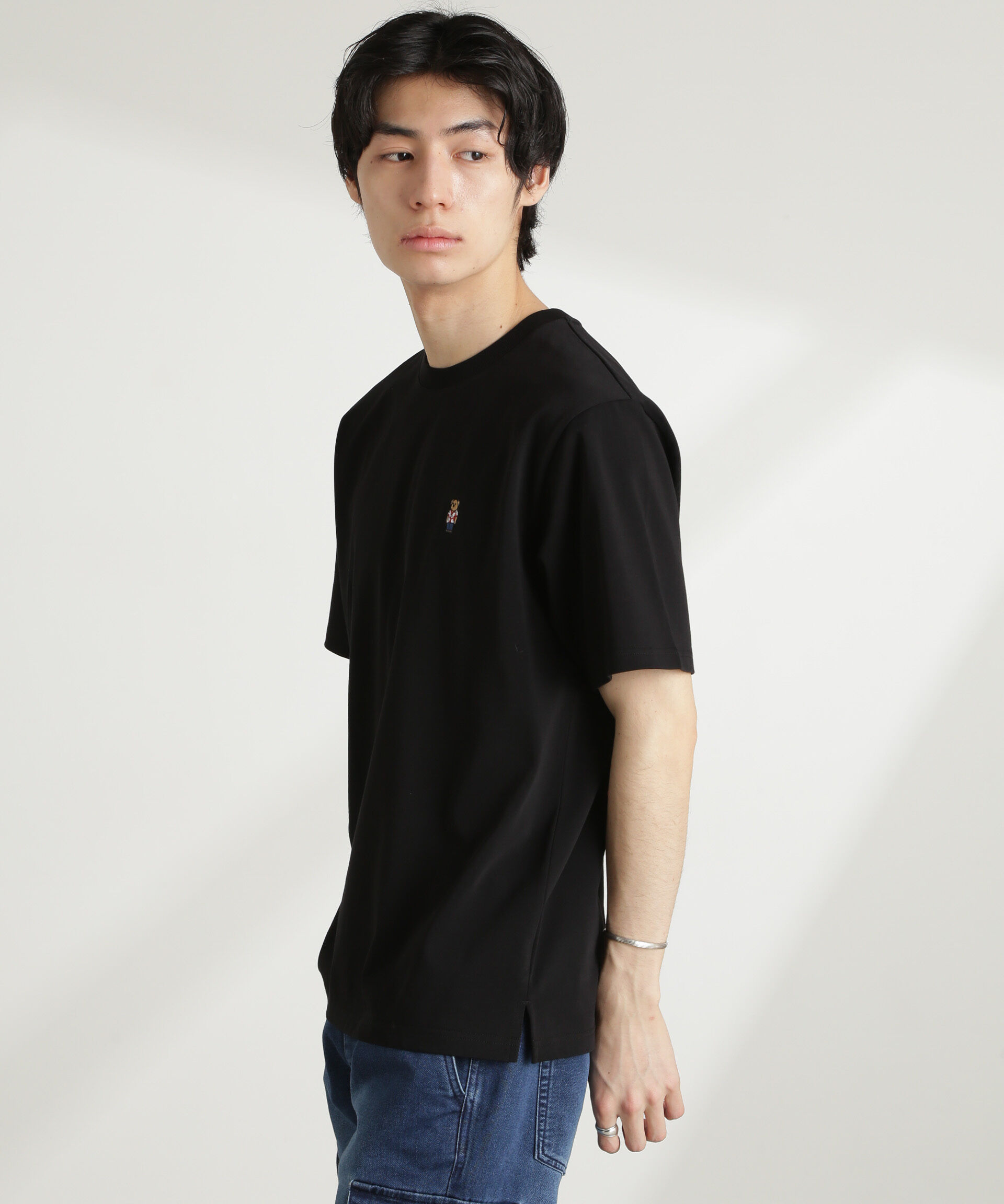 NANO universe「ナノベアTシャツ 半袖」|Tシャツ・カットソー|パターン43