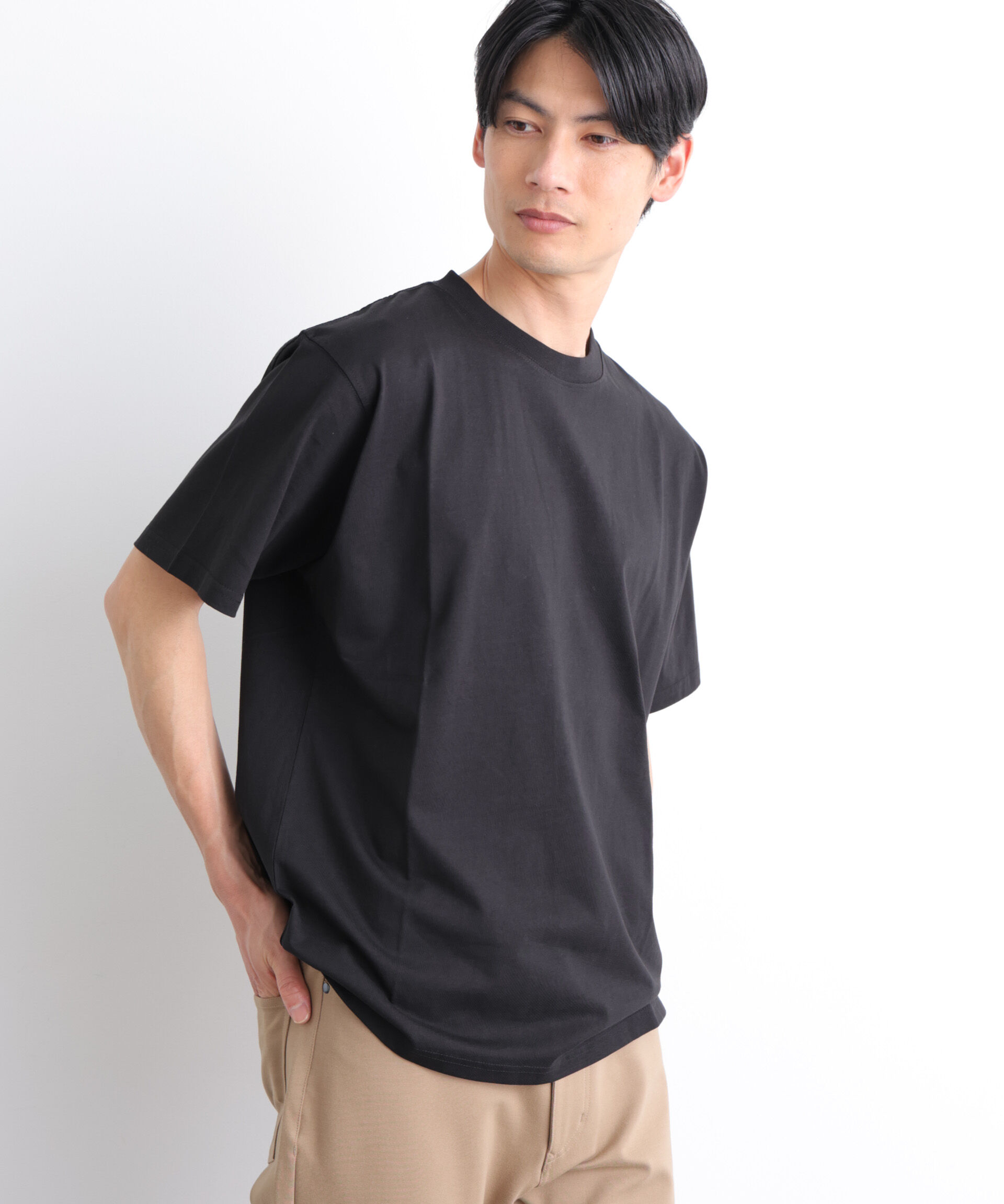 nano･universe「NORMANBROS別注 スムースタッチ Tシャツ 半袖」|Tシャツ・カットソー|