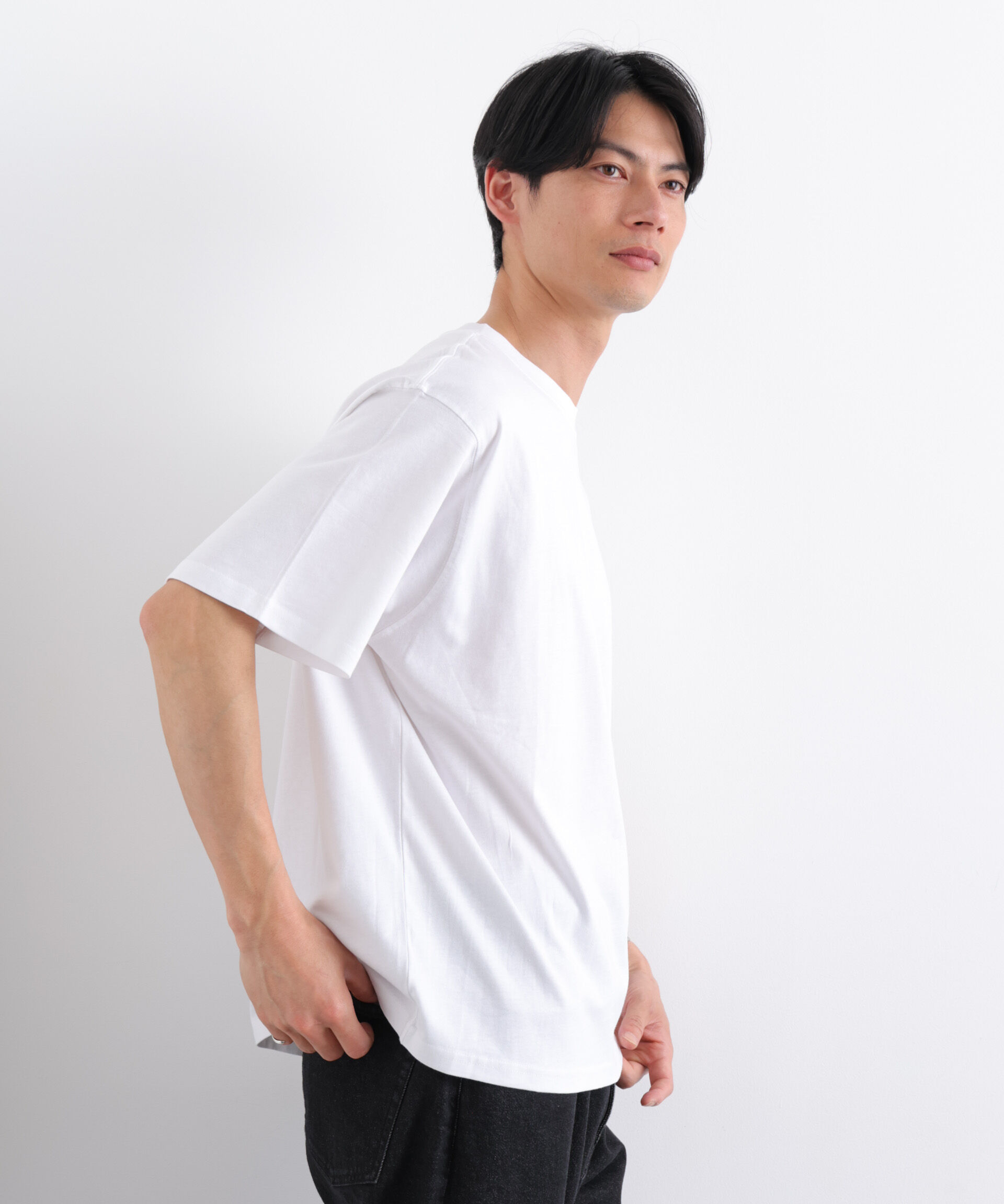 nano･universe「NORMANBROS別注 スムースタッチ Tシャツ 半袖」|Tシャツ・カットソー|