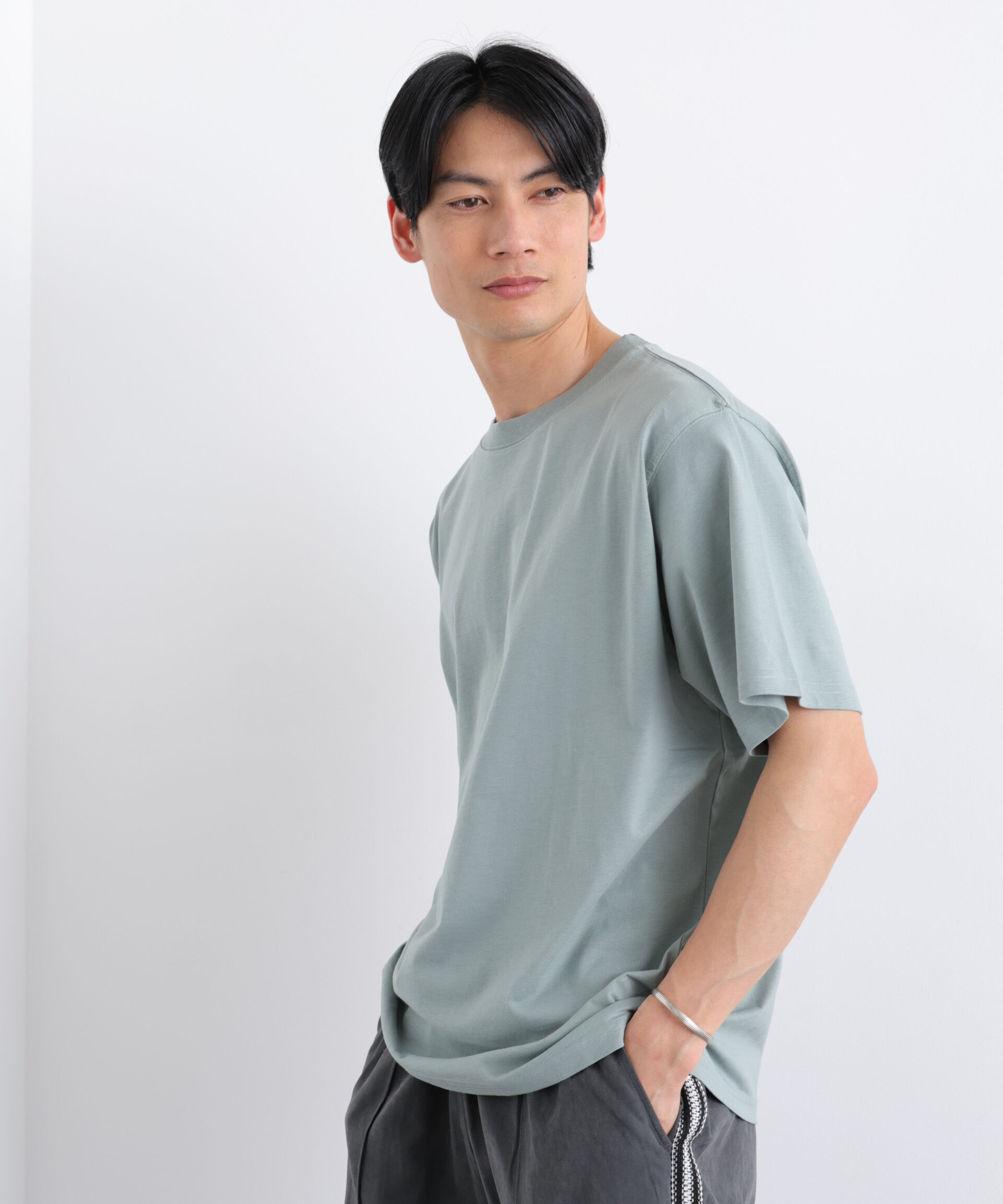 nano･universe「NORMANBROS別注 スムースタッチ Tシャツ 半袖」|Tシャツ・カットソー|