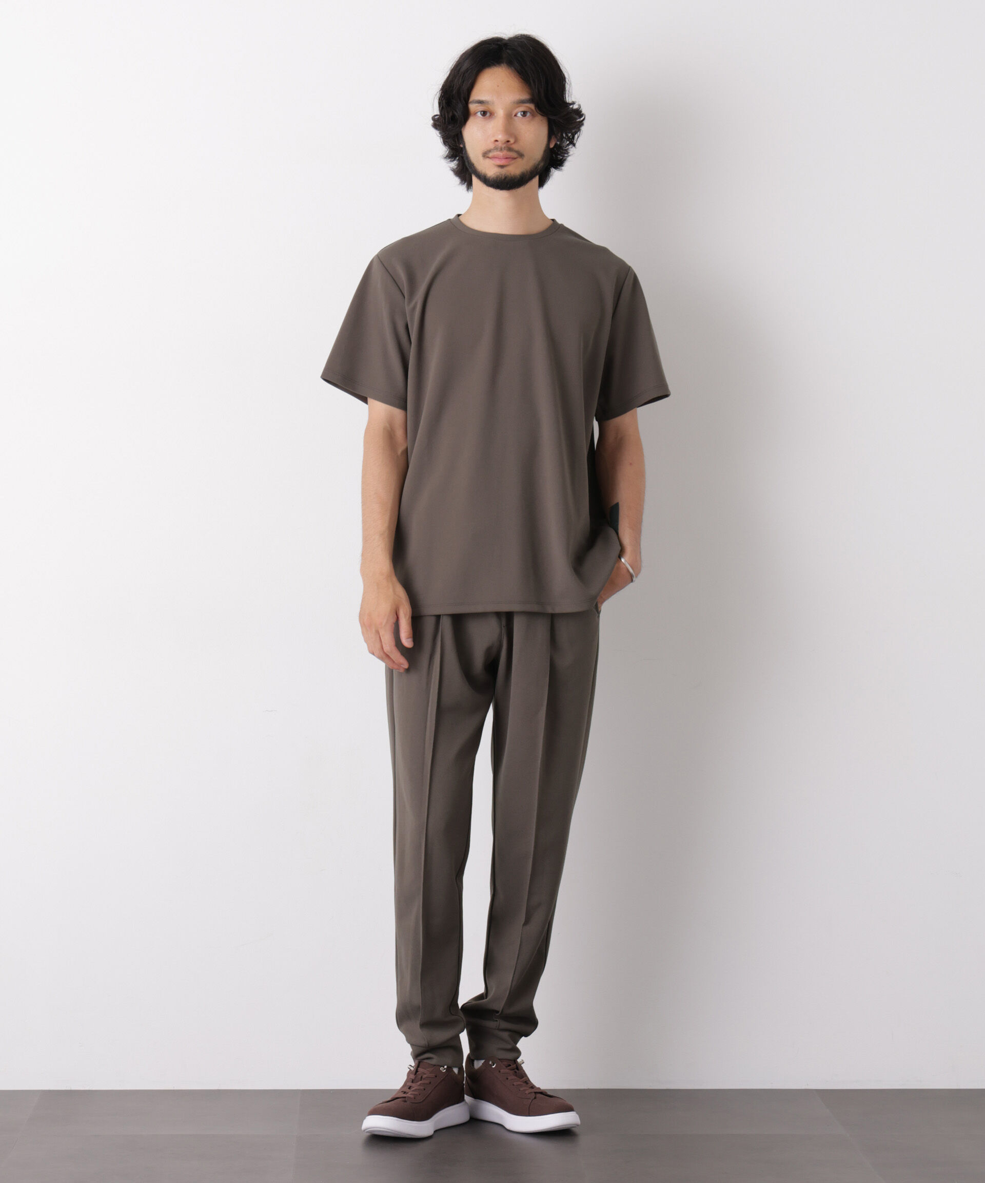 NANO universe「『Begin 9月号掲載』｢DamerinoPack｣ forJetSetter ワンマイルセットアップ」|Tシャツ・カットソー|