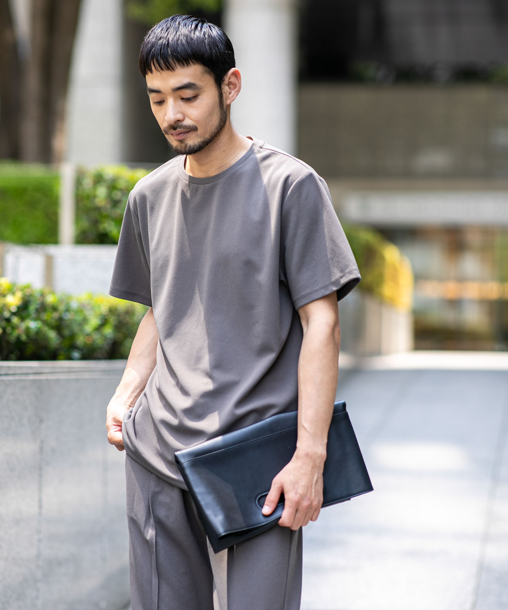 NANO universe「『Begin 9月号掲載』｢DamerinoPack｣ forJetSetter ワンマイルセットアップ」|Tシャツ・カットソー|