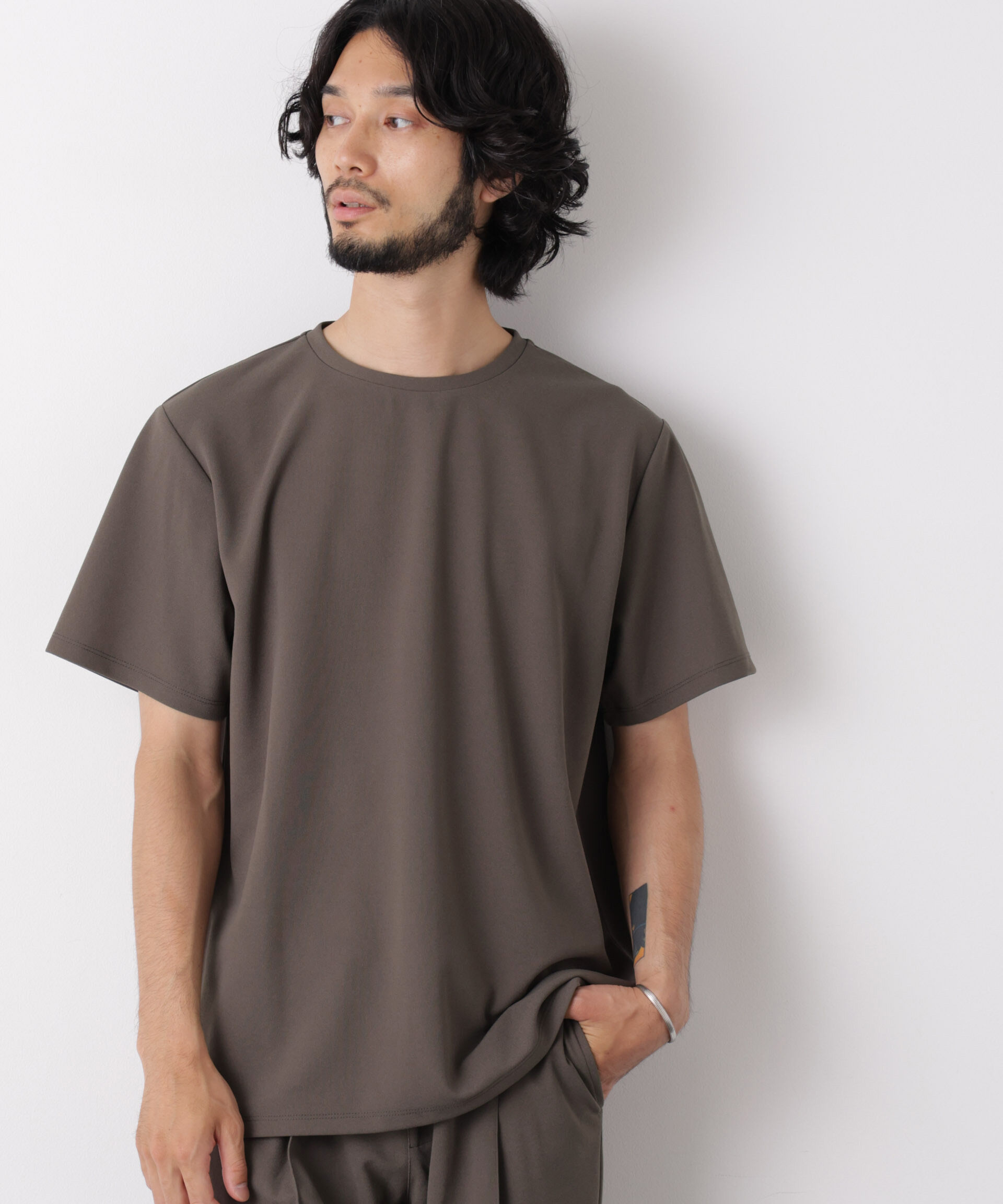 NANO universe「『Begin 9月号掲載』｢DamerinoPack｣ forJetSetter ワンマイルセットアップ」|Tシャツ・カットソー|