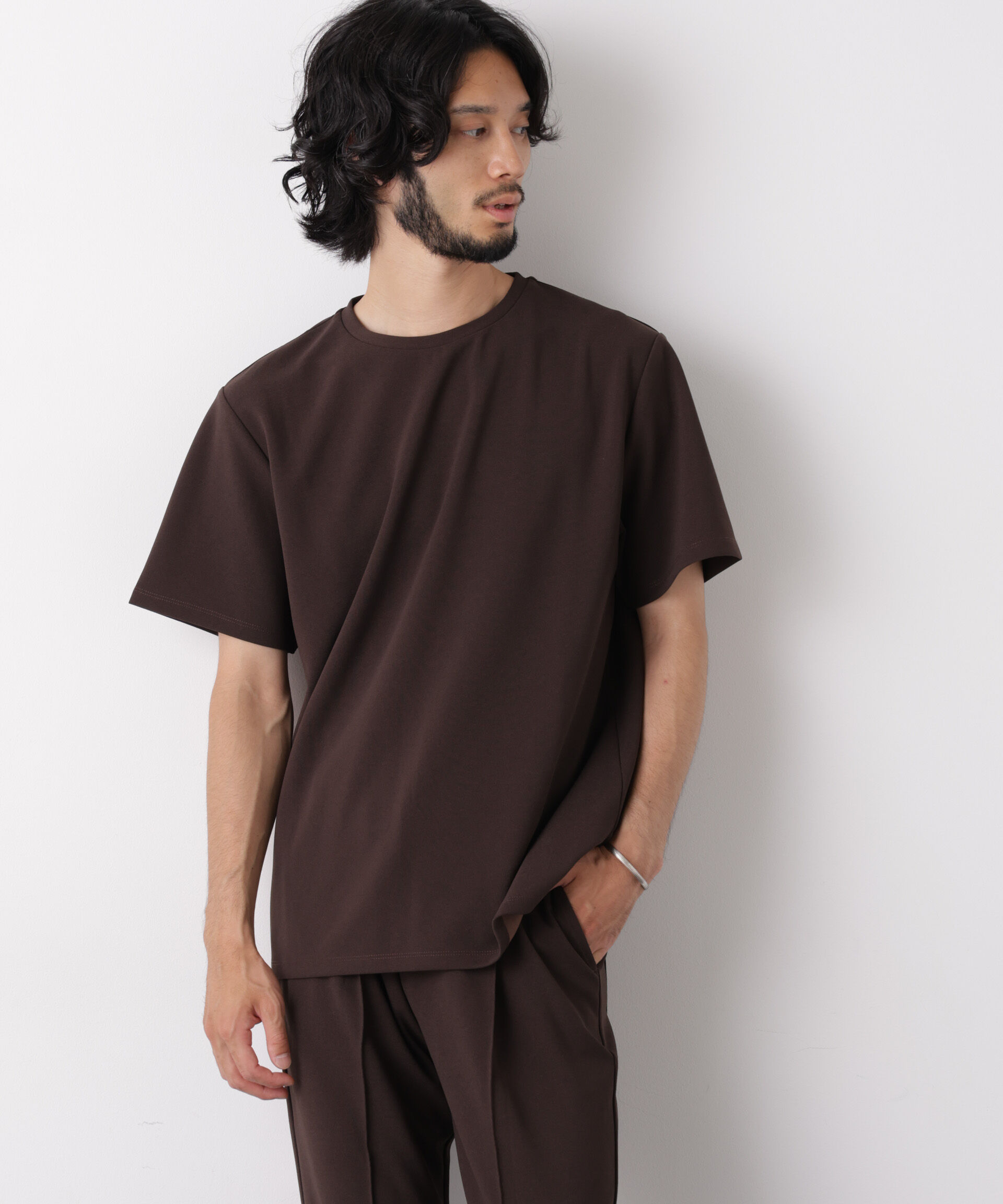 NANO universe「『Begin 9月号掲載』｢DamerinoPack｣ forJetSetter ワンマイルセットアップ」|Tシャツ・カットソー|