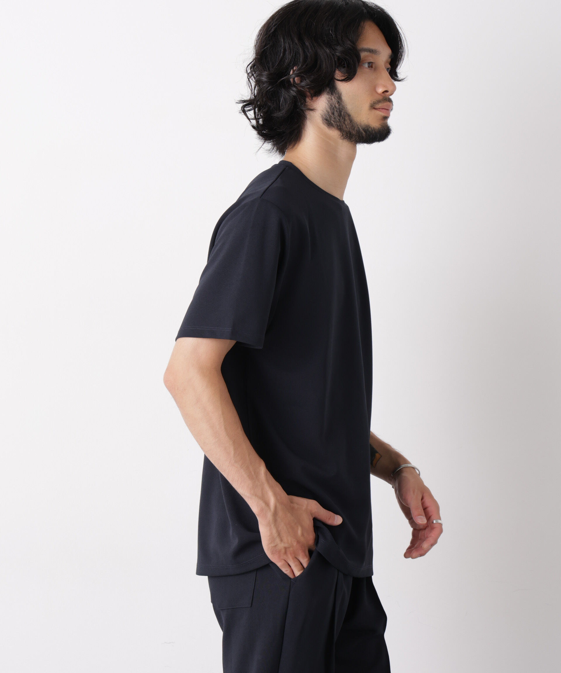 NANO universe「『Begin 9月号掲載』｢DamerinoPack｣ forJetSetter ワンマイルセットアップ」|Tシャツ・カットソー|