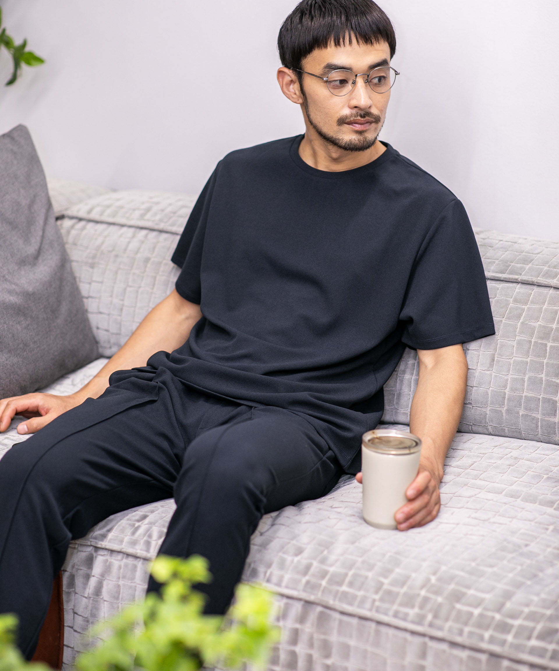NANO universe「『Begin 9月号掲載』｢DamerinoPack｣ forJetSetter ワンマイルセットアップ」|Tシャツ・カットソー|