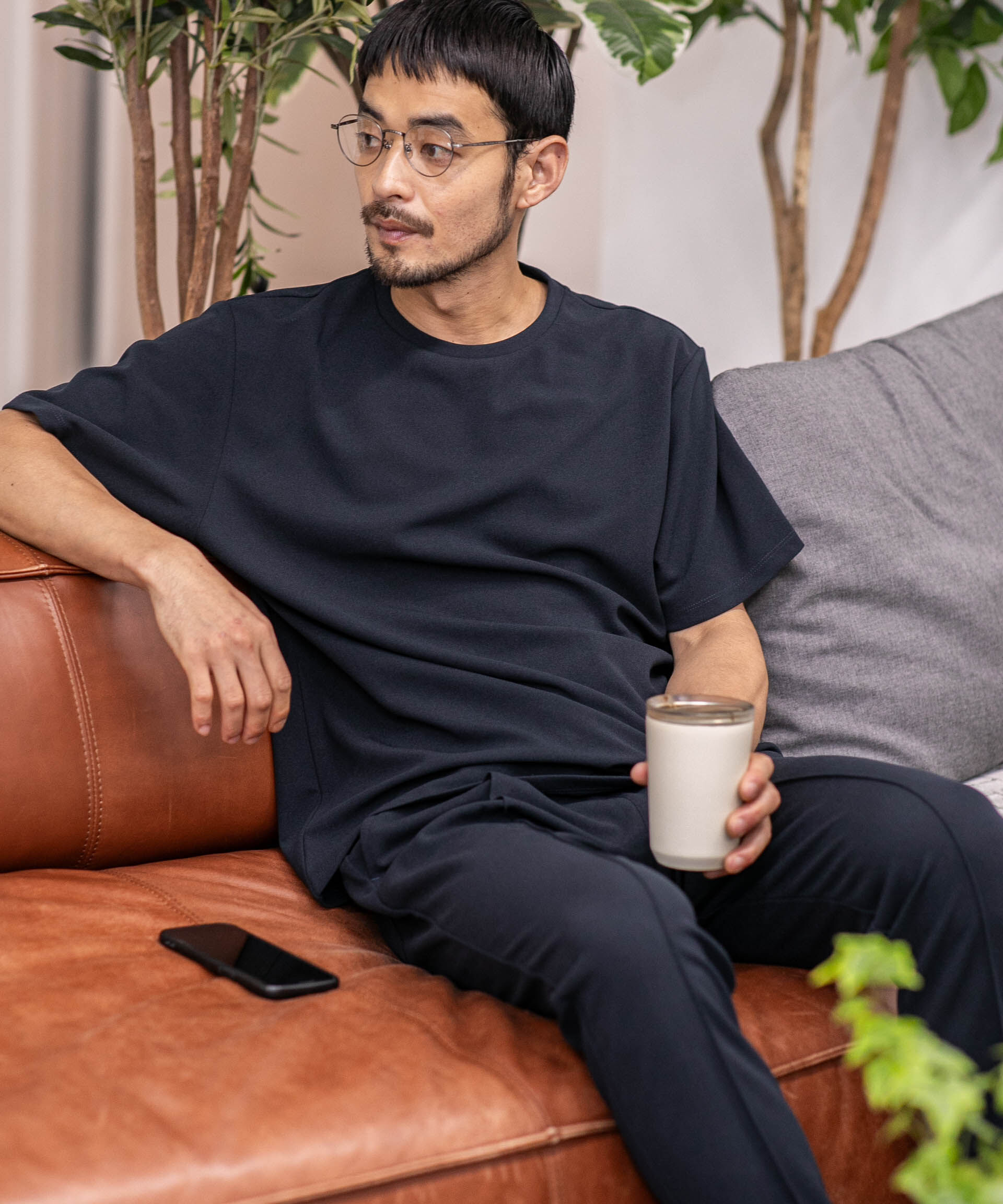 NANO universe「『Begin 9月号掲載』｢DamerinoPack｣ forJetSetter ワンマイルセットアップ」|Tシャツ・カットソー|