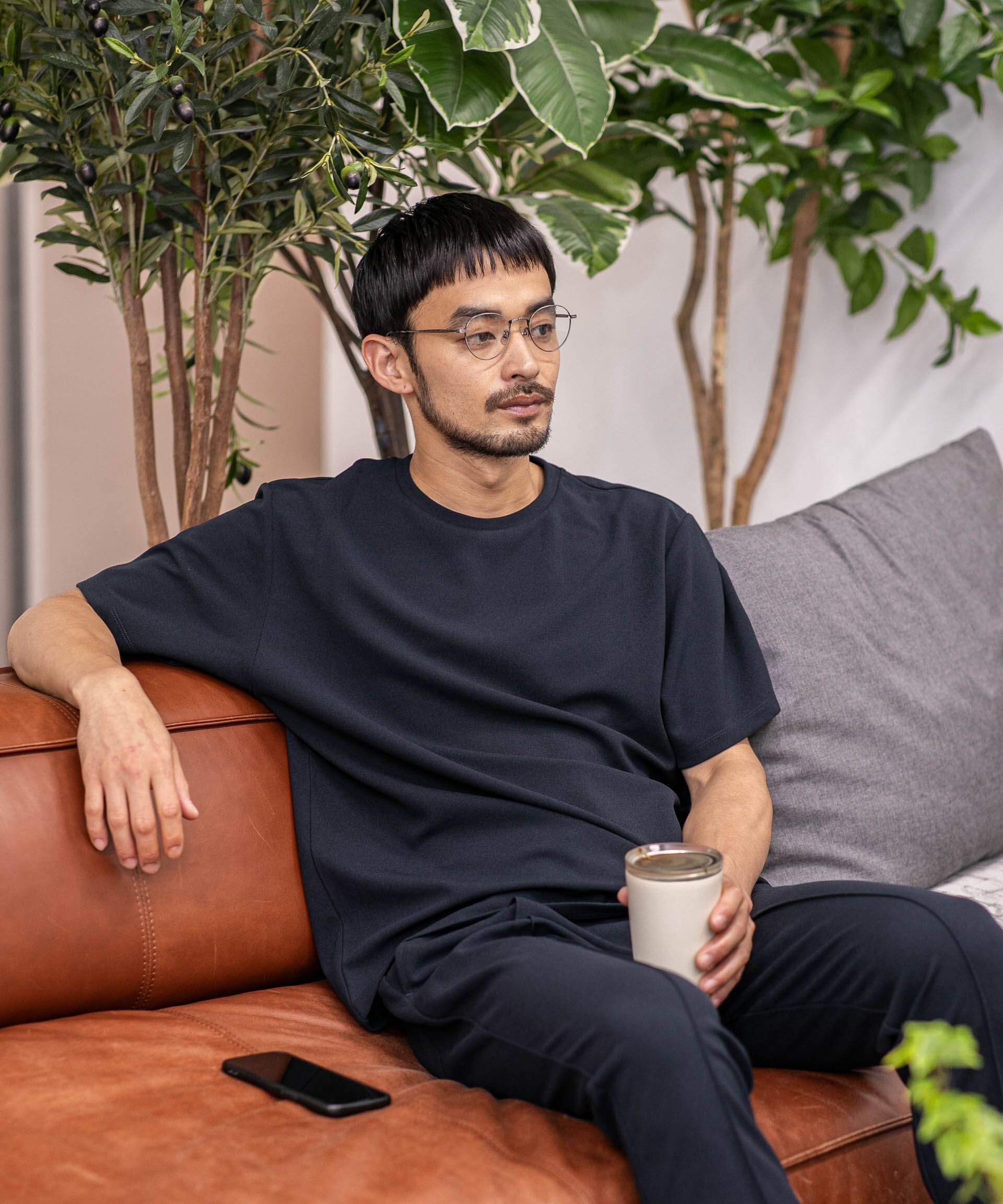 NANO universe「『Begin 9月号掲載』｢DamerinoPack｣ forJetSetter ワンマイルセットアップ」|Tシャツ・カットソー|