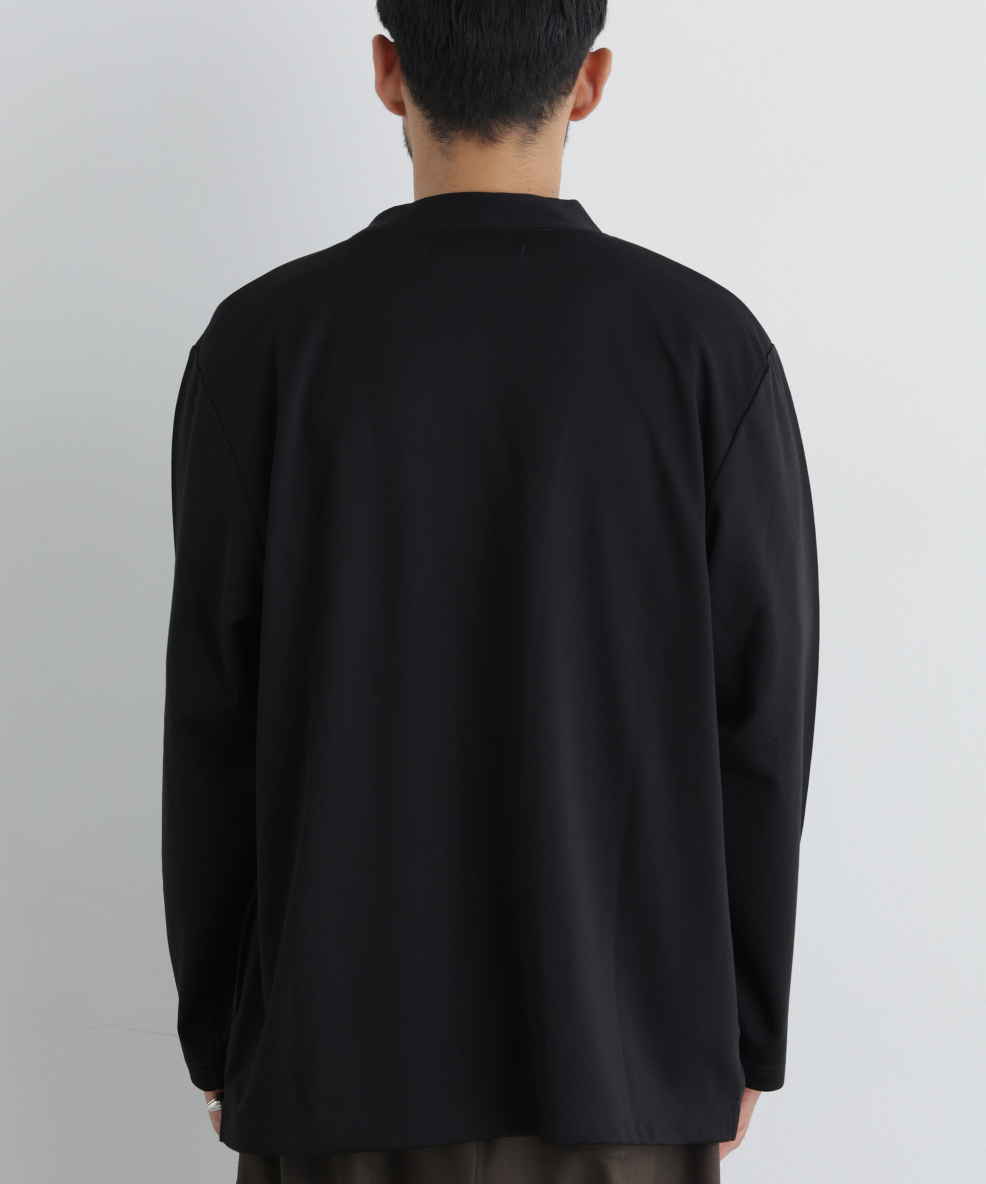 NANO universe「ダブルジャージー着流しカーディガン」|Tシャツ・カットソー|