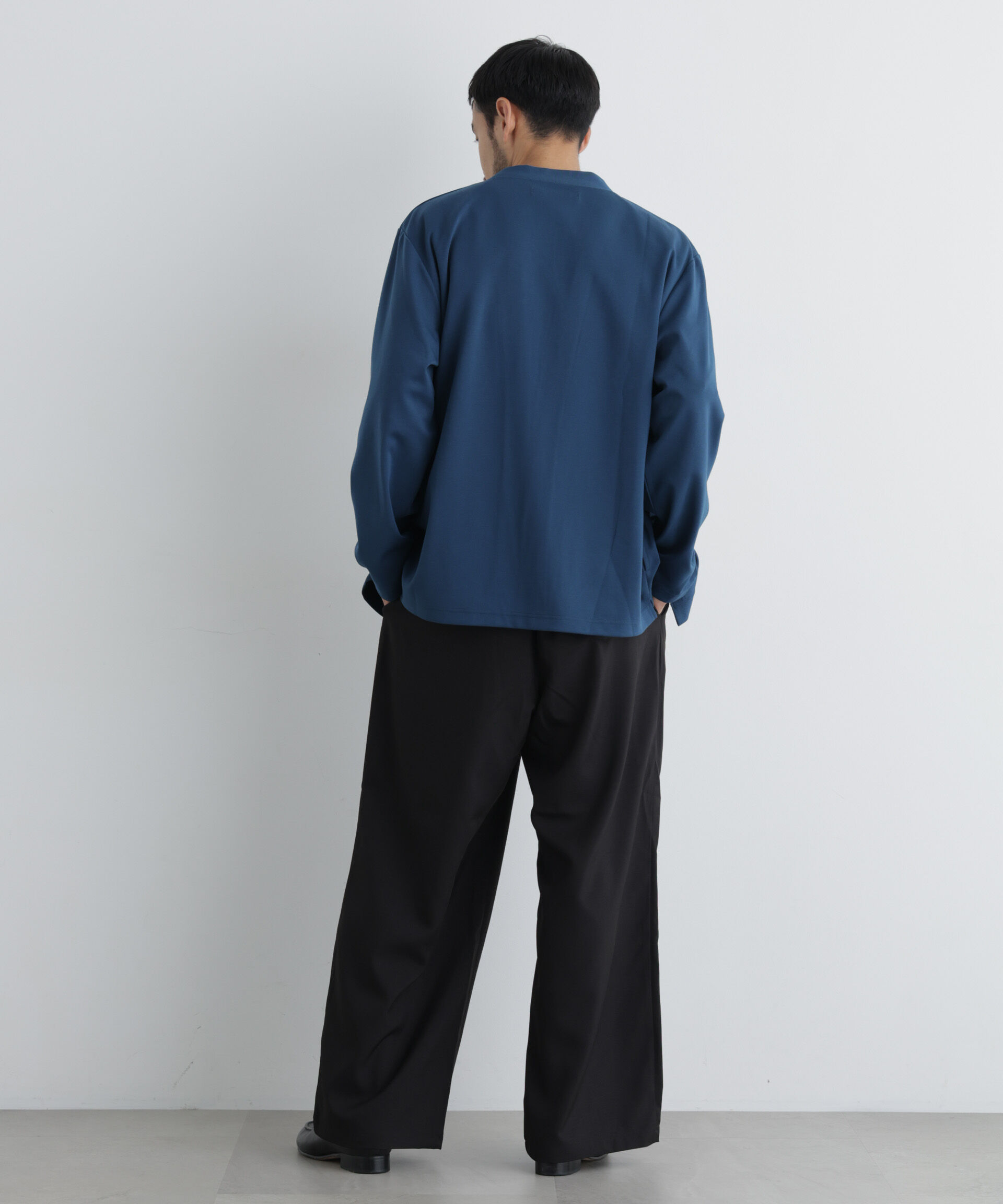 NANO universe「ダブルジャージー着流しカーディガン」|Tシャツ・カットソー|