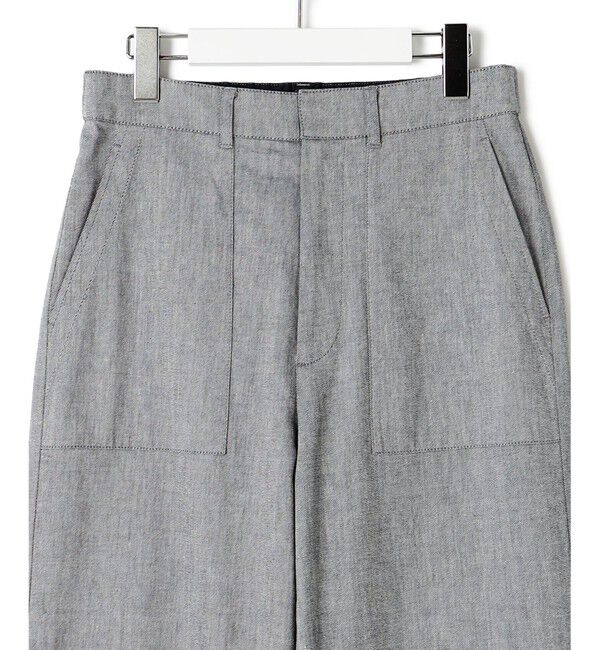 23区「【洗える】スラブツイルストレッチ ワイド パンツ」|その他|