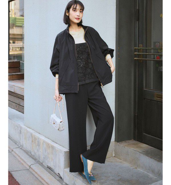 23区「ストレッチダブルクロス ワイドパンツ」|その他|