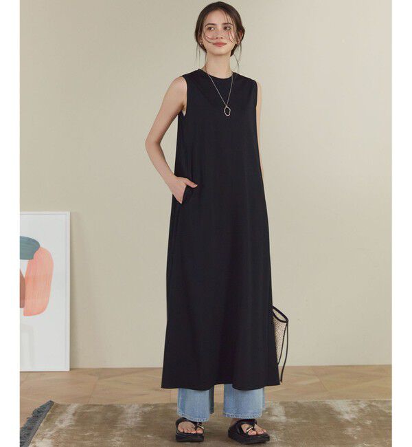 23区「【SLOW/一部店舗限定】ファンクショナル ノースリーブ ワンピース」|ワンピース|