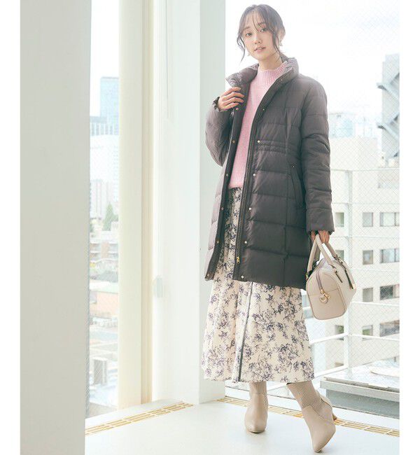 any SiS「【全方位 好印象】ラメフェザーニット&times;フラワースカート セット」|スーツ|