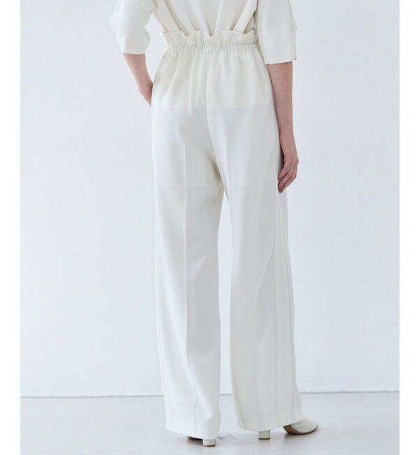 BEIGE,「【洗える・STORY 6月号掲載】RUE / ウエストゴムワイドストレートパンツ」|その他|