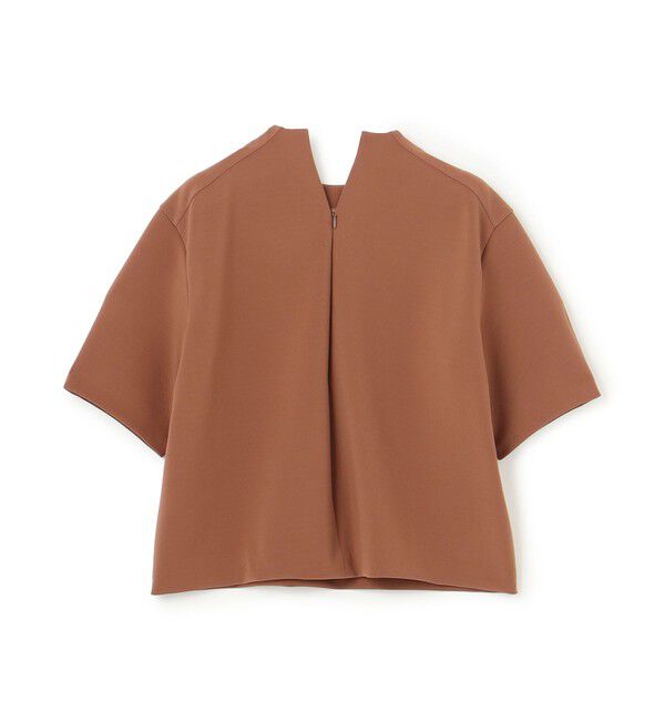 BEIGE,「【洗える】ALTHEA / ダンボールジャージーバックスリットブラウス」|シャツ・ブラウス|
