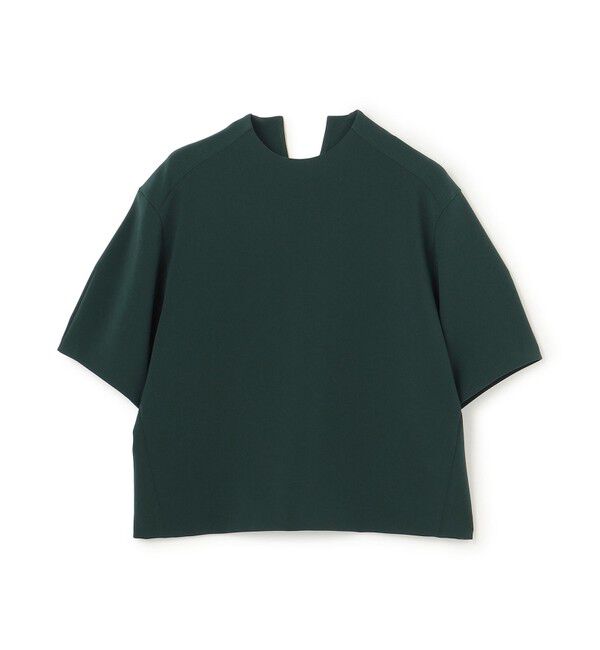 BEIGE,「【洗える】ALTHEA / ダンボールジャージーバックスリットブラウス」|シャツ・ブラウス|