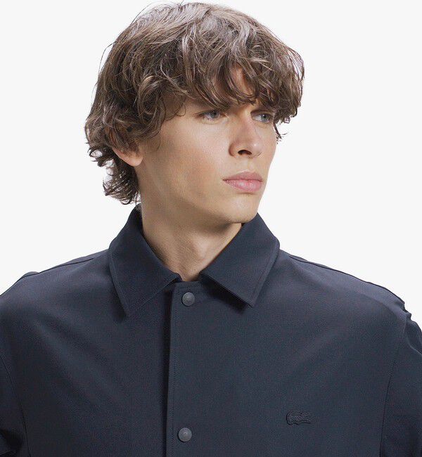 LACOSTE「スウェードタッチ ピーチコーチジャケット」|シャツ・ブラウス|