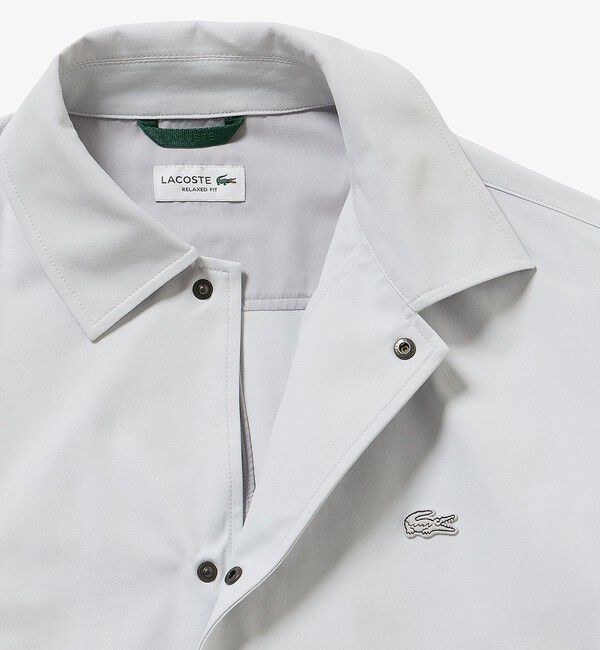 LACOSTE「スウェードタッチ ピーチコーチジャケット」|シャツ・ブラウス|