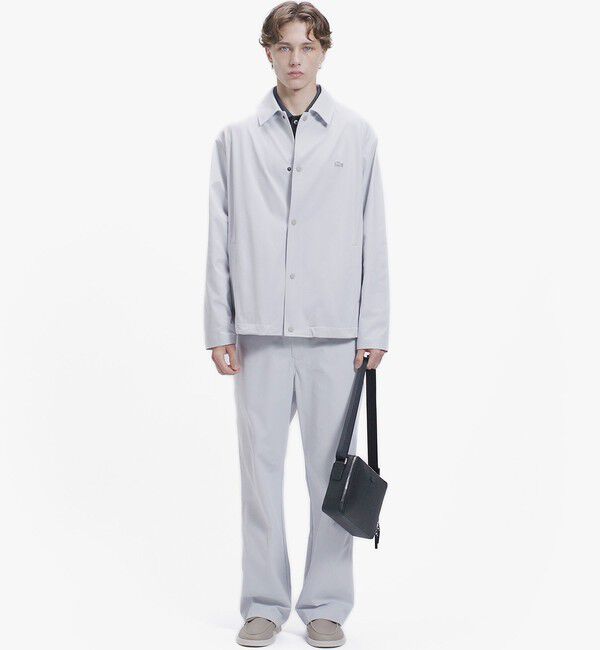 LACOSTE「スウェードタッチ ピーチコーチジャケット」|シャツ・ブラウス|