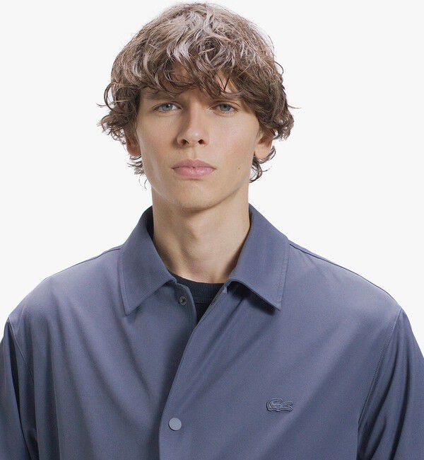 LACOSTE「スウェードタッチ ピーチコーチジャケット」|シャツ・ブラウス|