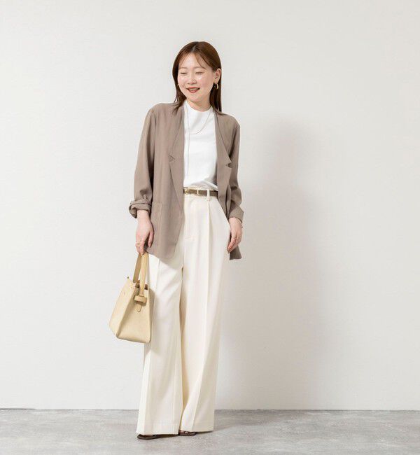 NOLLEY'S sophi「ウォッシャブル強撚ツイルワイドパンツ」|その他|