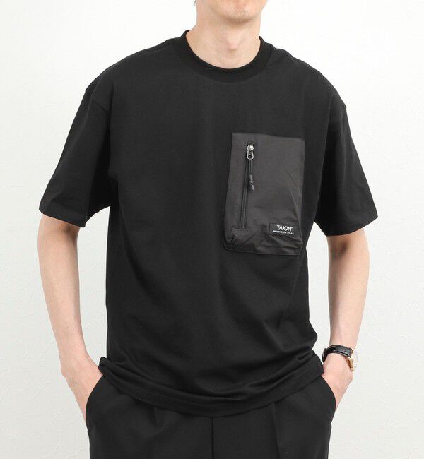 NOLLEY'S goodman「【WEB限定】【TAION/タイオン】MOUNTAIN POCKET T-SHIRT ポケットTシャツ 26SS」|Tシャツ・カットソー|ブラック