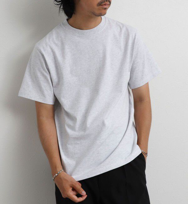NOLLEY'S goodman「【BECシリーズ】【SCREEN STARS/スクリーンスターズ】別注16/-リングスパン杢製品染めT 26SS」|Tシャツ・カットソー|ライトグレー