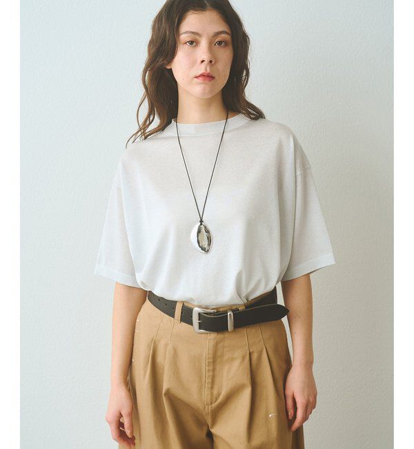  「《手洗い可》ラメニットTEE」|ニット・セーター|シルバー