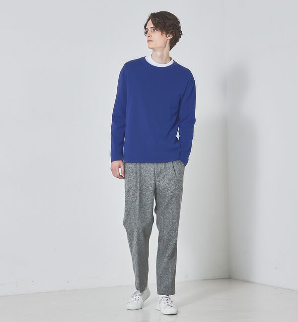 ABAHOUSE「【定番】総針 プルオーバー ニット」|ニット・セーター|