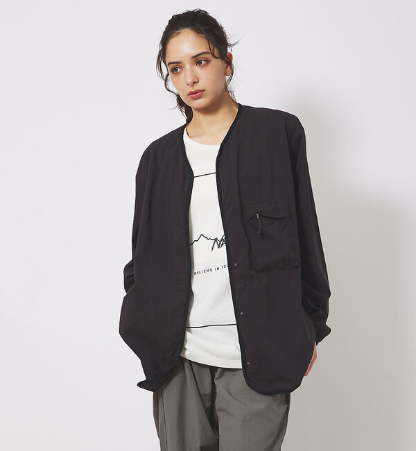 ABAHOUSE「【NANGA/ナンガ】PLC CARDIGAN/ナイロンカーディガン/パッカブル」|カーディガン|