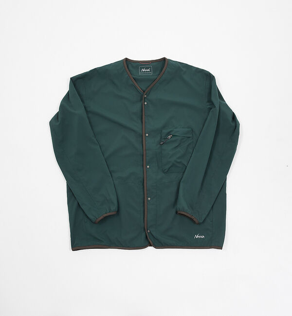 ABAHOUSE「【NANGA/ナンガ】PLC CARDIGAN/ナイロンカーディガン/パッカブル」|カーディガン|
