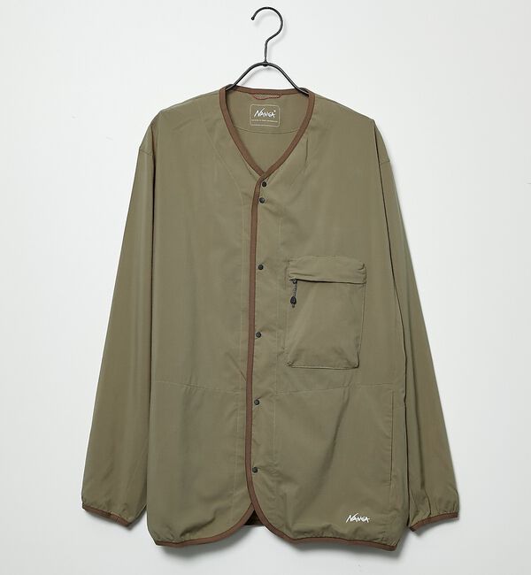 ABAHOUSE「【NANGA/ナンガ】PLC CARDIGAN/ナイロンカーディガン/パッカブル」|カーディガン|