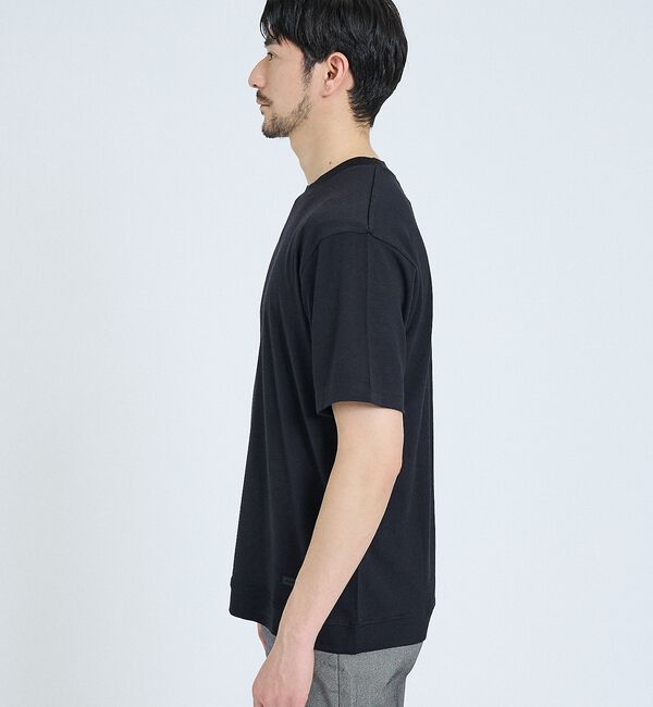 ABAHOUSE「【サマーニット】 メリノウール ハイゲージニット Tシャツ / UVカット /」|ニット・セーター|