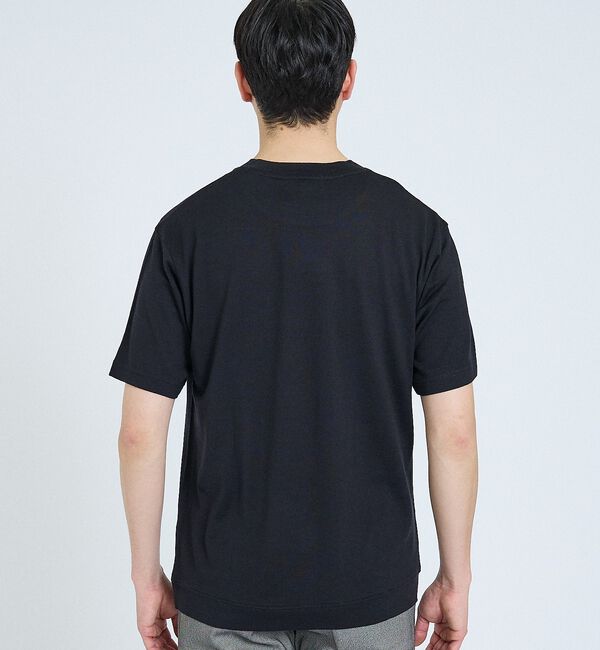 ABAHOUSE「【サマーニット】 メリノウール ハイゲージニット Tシャツ / UVカット /」|ニット・セーター|
