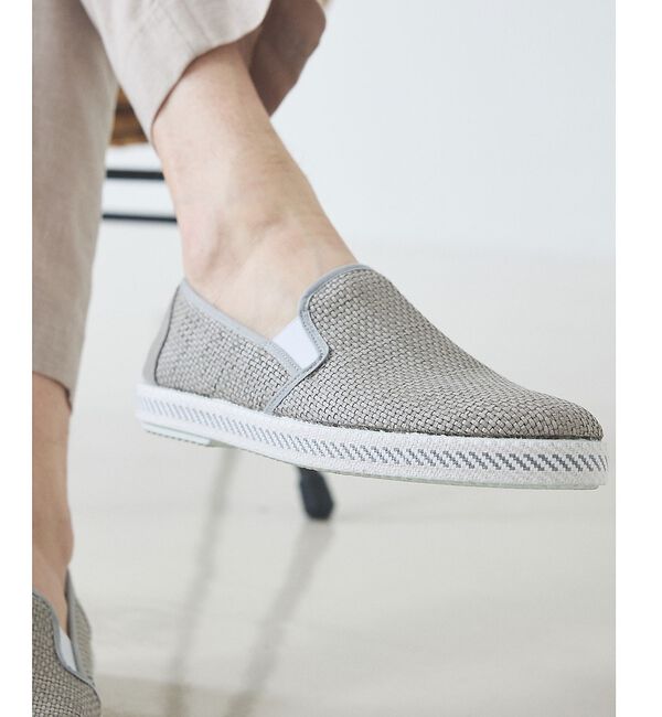 alfredoBANNISTER「【26S/S berevere別注】エラスティック サマースリッポン」|スニーカー|グレー