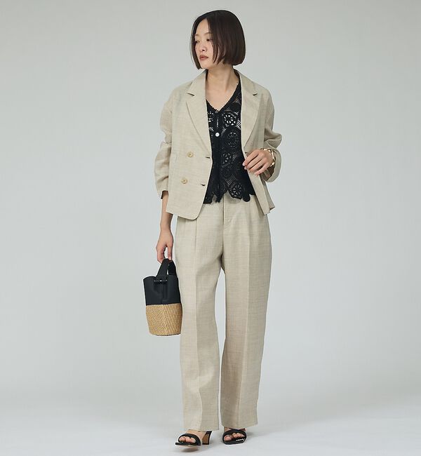 qualite「【セットアップ対応】ミックスカラーラミージャケット」|その他|