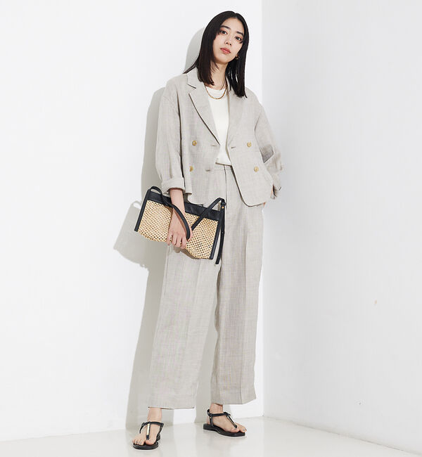 qualite「【セットアップ対応】ミックスカラーラミージャケット」|その他|