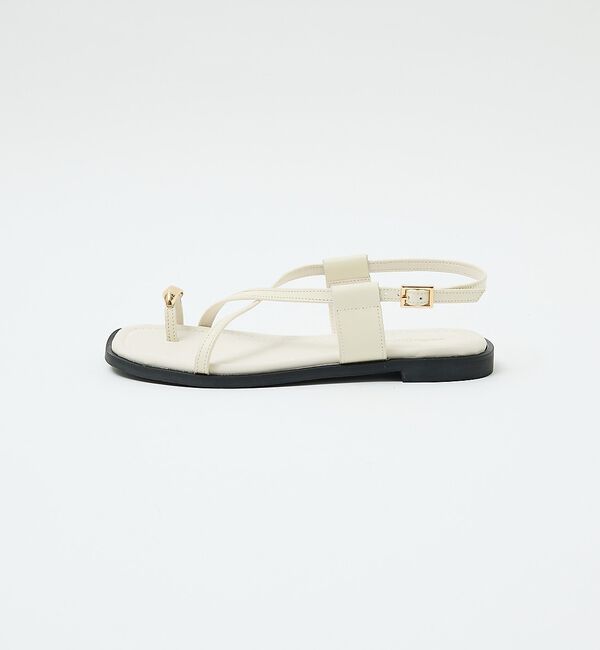 AU BANNISTER「【販売店舗限定】ニュアンスリング ストラップサンダル」|サンダル|